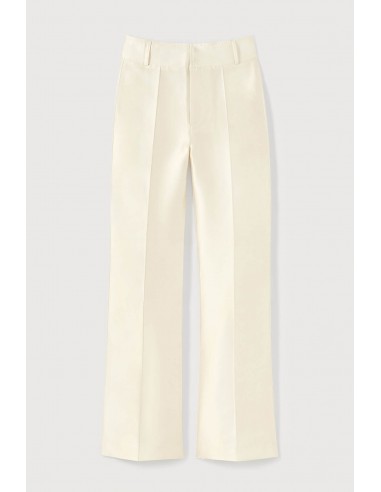 White Satin Flared Pants 50-70% off 