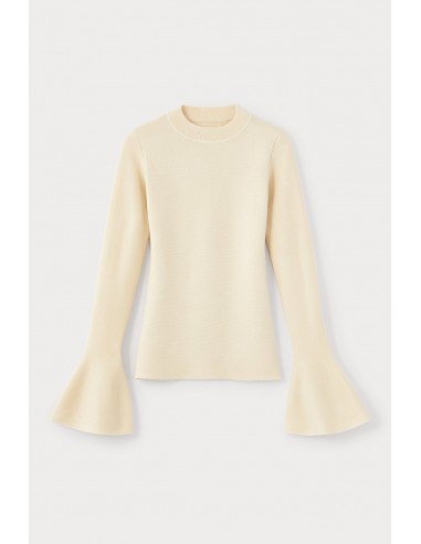 ECRU Sweater with Long Sleeves de pas cher