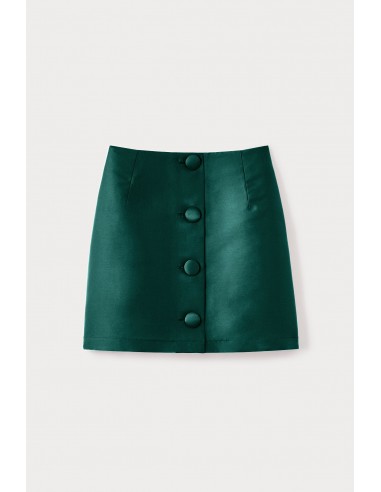 FOREST Satin Mini Skirt with buttons sélection de produits