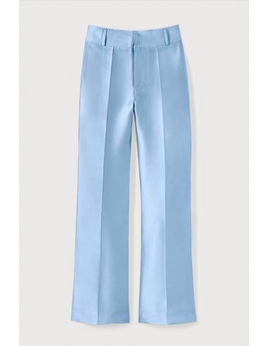 NIAGARA BLUE Satin Flared Pants Toutes les collections ici