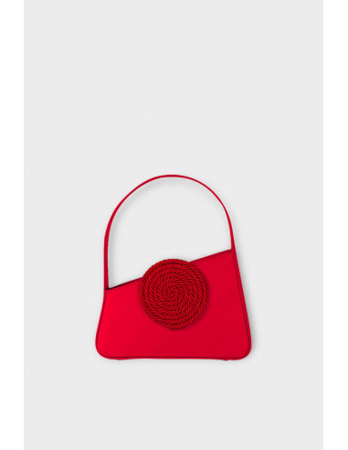 BRIGHT Asymmetric Leather Passementerie Mini Bag des créatures d'habitude