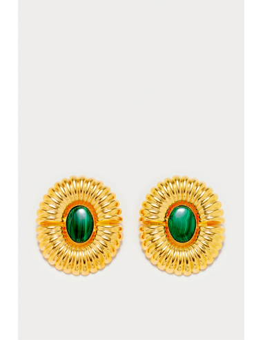 Dark Green Sun Piercing Earrings vous aussi creer 