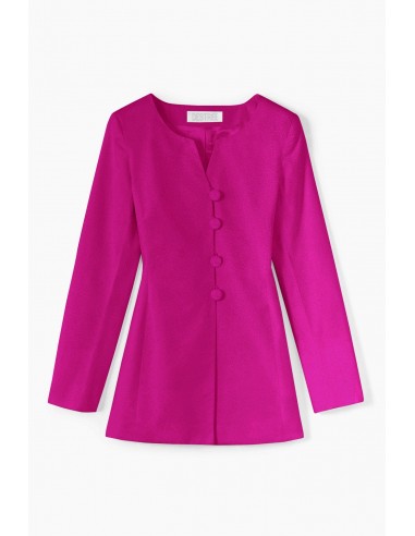 FUSCHIA Crepe Fitted Shirt with Button Details de la marque