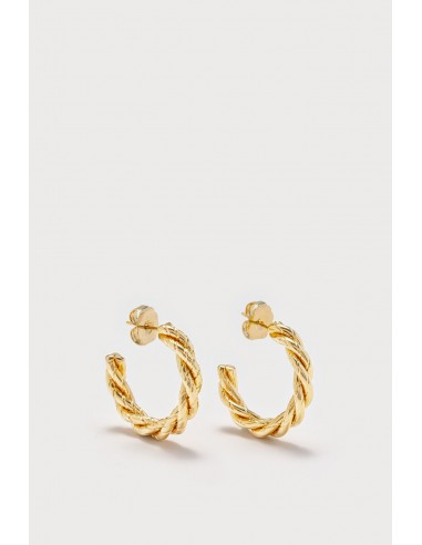 SONIA SMALL BRAIDED HOOPS plus qu'un jeu 