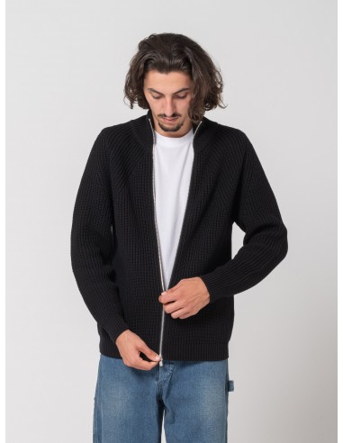 Pull Zippé Signature, Noir Découvrez la collection