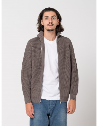 Pull Zippé Signature, Taupe acheter en ligne