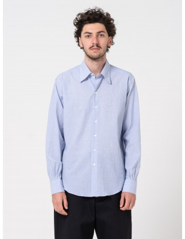 Chemise Normal Seersucker, Bleu Ciel d'Europe débarque