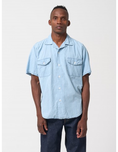 Chemise Work en Chambray, Bleached. du meilleur 