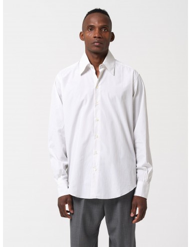 Chemise Normal Rayée, Blanc/Noir l'achat 