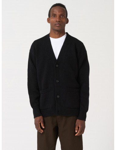 Cardigan Boxy Geelong, Noir pas cher chine